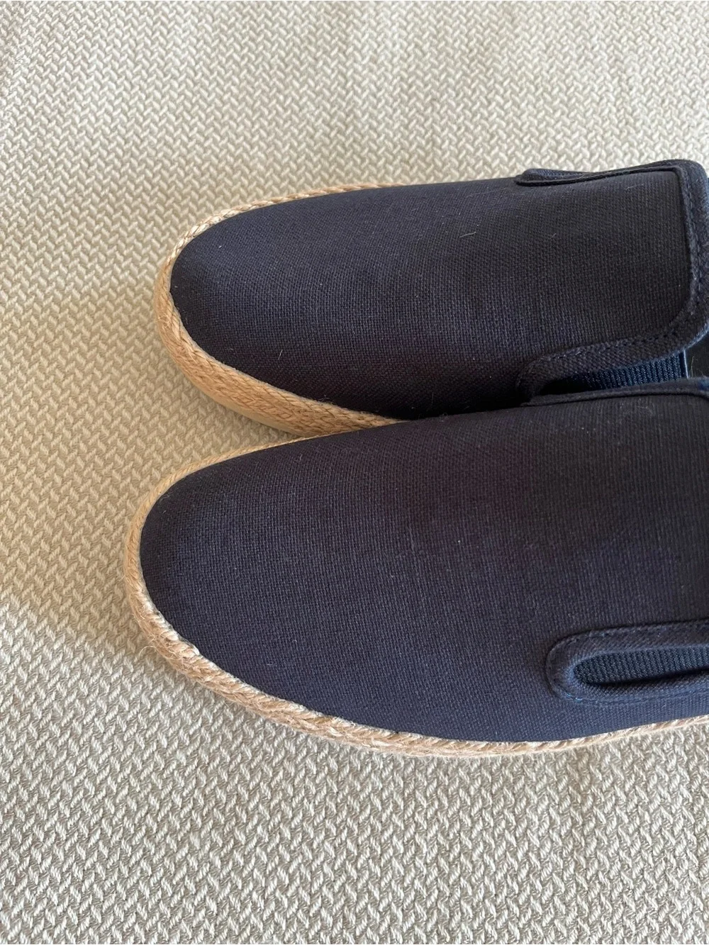 Espirit Women's Nadine Navy Blue Slip On Espadrilles Size 9.5